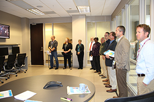 Clint Edrington, Jonathan Jackson and Kate Rose organized a NOAA Okeanos Explorer and ECC Open House