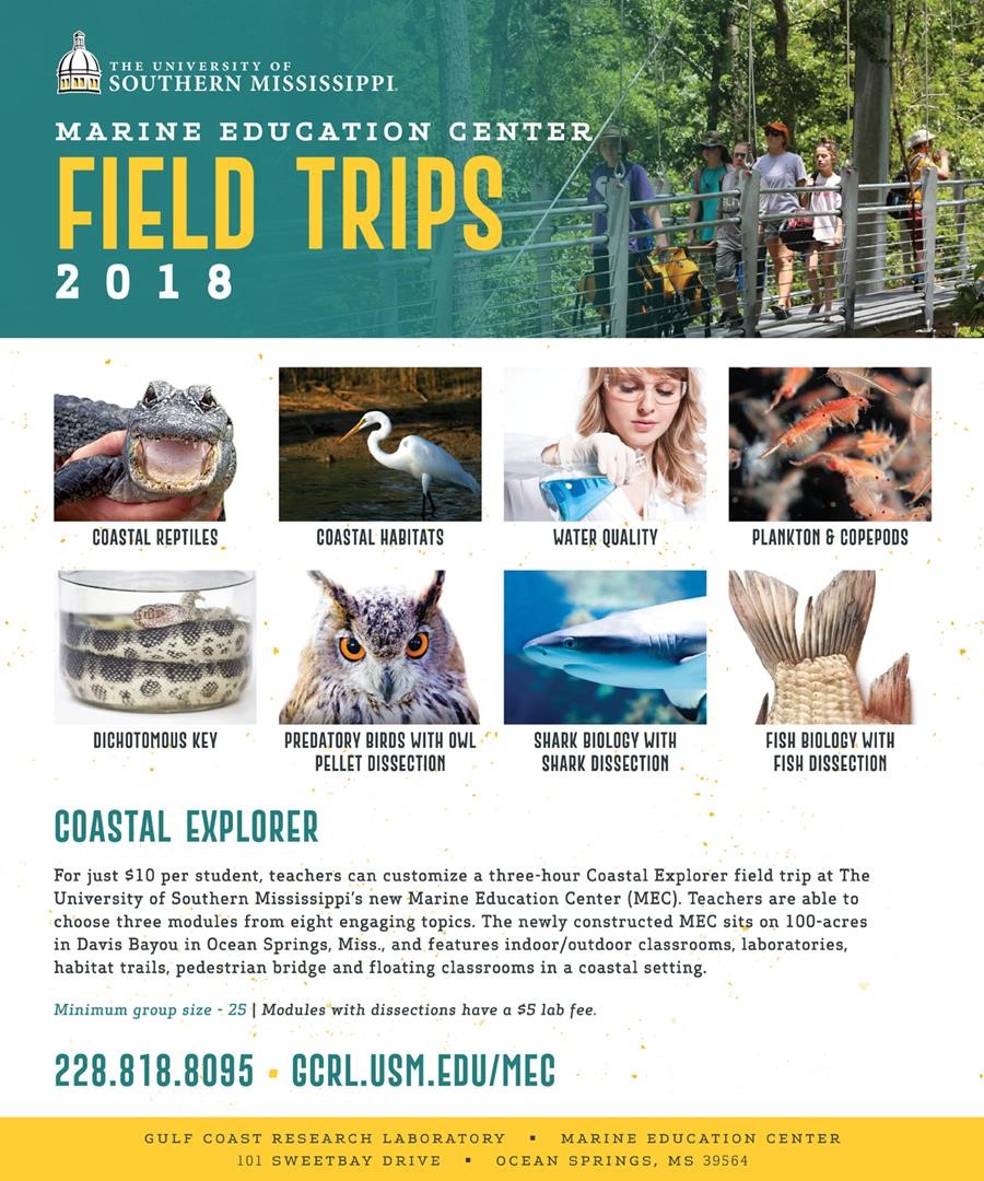 usm field trips poster